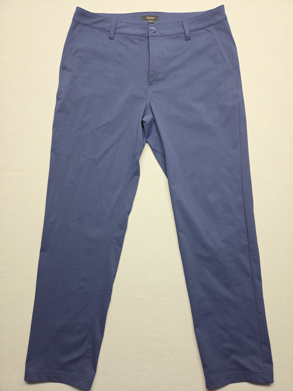 Quince Mens Pro Tech Golf Pant Wavecrest Chinos 34x32 Blue Straight Leg